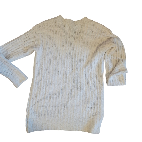 Falls Creek Chunky Knit V-neck Cream Sweater Size Medium NWOT - Picture 2 of 7